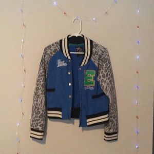 Letterman style jacket